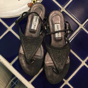 Jimmy Choo flat studded sandals